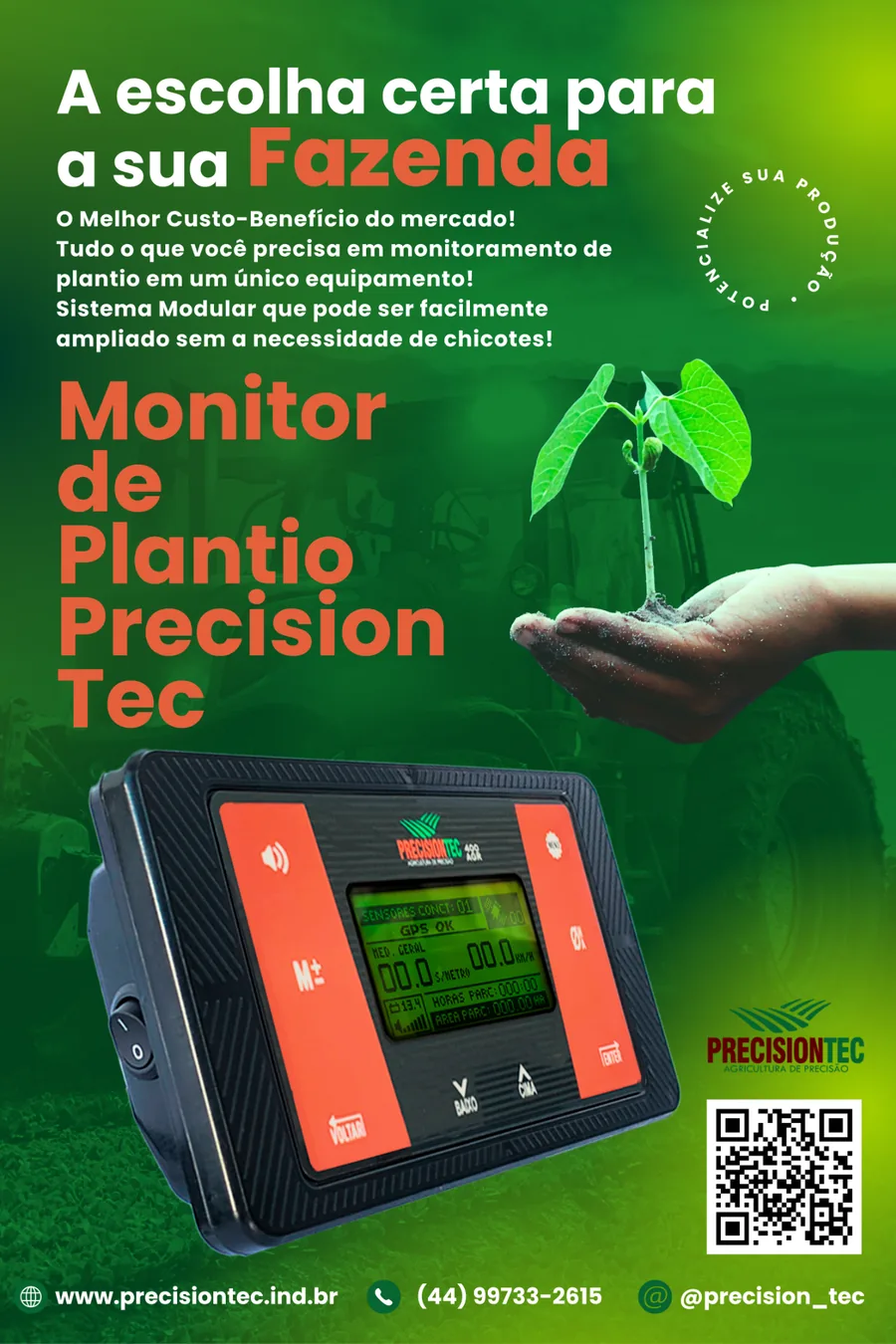 Banner Precision Tec A escolha certa para sua Fazenda